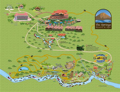 Resort Map | The Springs Resort & Spa | Costa Rica