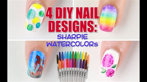 sharpie nail art tutorial nailart - Andria Kressler