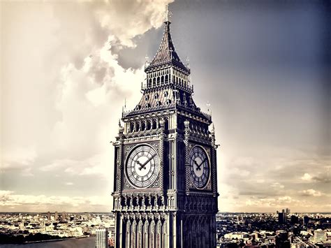 Desktop Wallpaper: London Big Ben Clock Tower Desktop Wallpaper