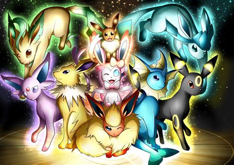 Pokemon Eevee Evolution Wallpaper