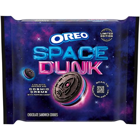 Nabisco Oreo Space Dunk Cosmic Creme Chocolate Sandwich Cookies - Shop ...