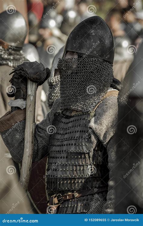 Medieval Warrior in Armor and Helmet Editorial Image - Image of medieval, army: 152089655