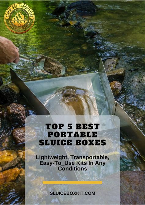 5 Portable Sluice Box Kits For Ultimate Gold Hunting Success