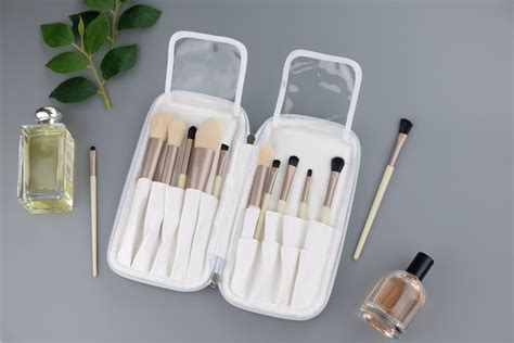 Personalized Initials Portable Makeup Brush Organizer, Cosmetic Brushes ...