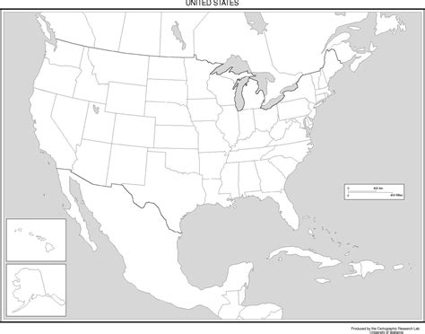 Blank Map Of Usa Canada And Mexico - Map Of Florida