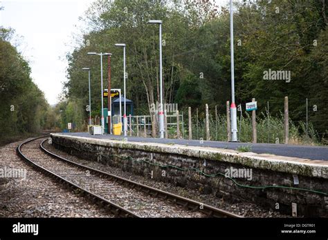 Cynghordy Station on the Heart of Wales Line Stock Photo - Alamy