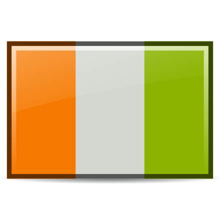 Ivory Coast Flag Map Clip Art Image - ClipSafari