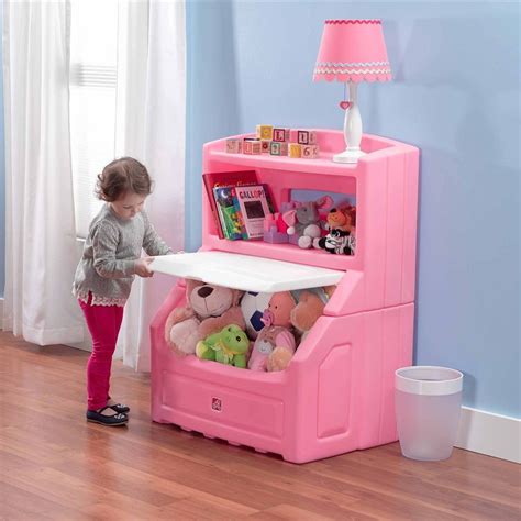 Kids Storage Chest Toys Organizer Baby Bookcase Box Plastic Cabinet ...