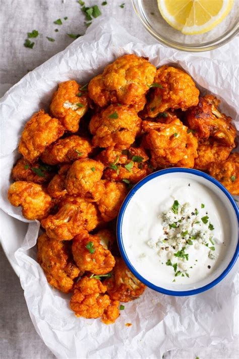 Air Fryer Buffalo Cauliflower - iFoodReal.com