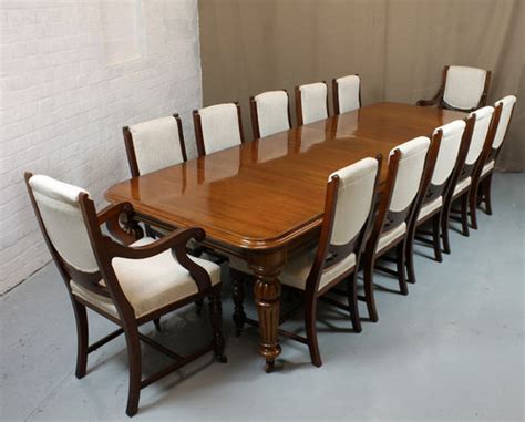 12 Seater Exctending Dining Table C.1860. - Antiques Atlas