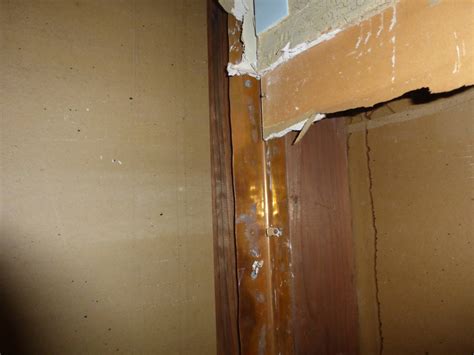 bathroom - Why is there copper in the corner of my shower behind the ...