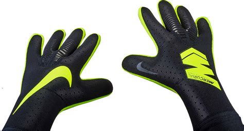 Nike Vapor Touch Goalkeeper Gloves - Black/Volt - SoccerPro.com