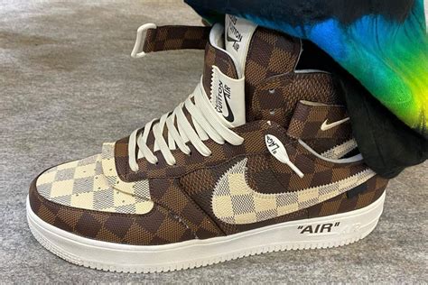 Virgil Abloh Channels Canal St for Legit ‘Bootleg’ Louis Vuitton x Nike Air Force 1s - Sneaker ...