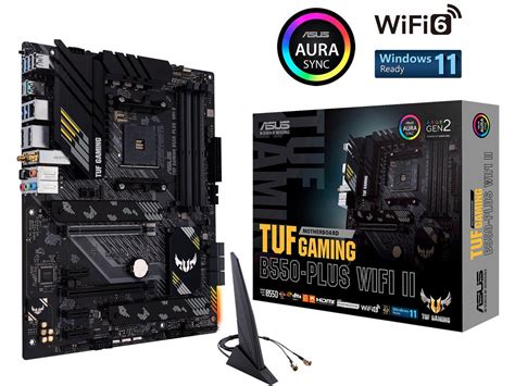 ASUS TUF GAMING B550-PLUS WIFI II AM4 ATX AMD Motherboard - Newegg.com