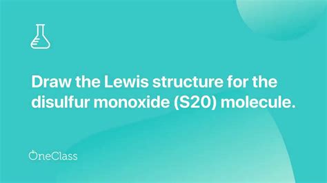 s2o lewis structure - YouTube