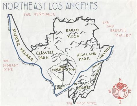 Northeast Los Angeles Painting | Northeast los angeles, Los angeles map ...