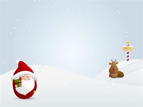 Santa Claus Design Backgrounds for Powerpoint Templates - PPT Backgrounds