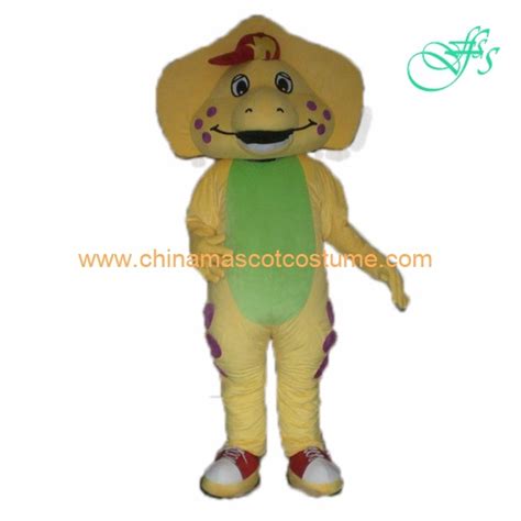 Barney and friends cartoon costume, Barney mascot costume