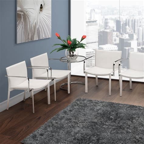 Shop Zuo Modern Set of 2 Gekko White Reception Chairs at Lowes.com