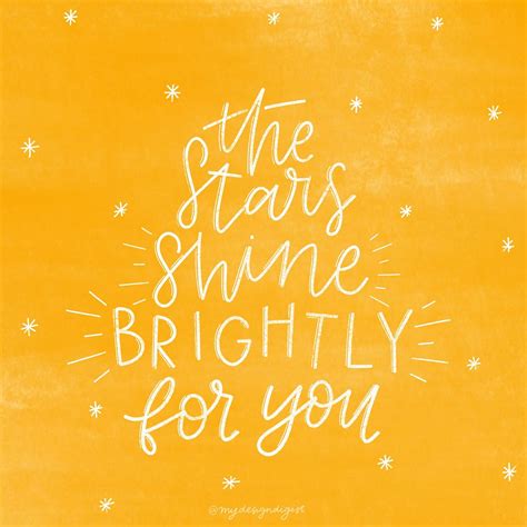 the stars shine brightly for you :) 💙 . . . . . . #procreate #procreateapp #quotes # ...