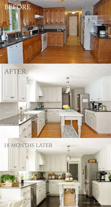 8 Photos Painting Oak Cabinets White Before And After And Review - Alqu Blog