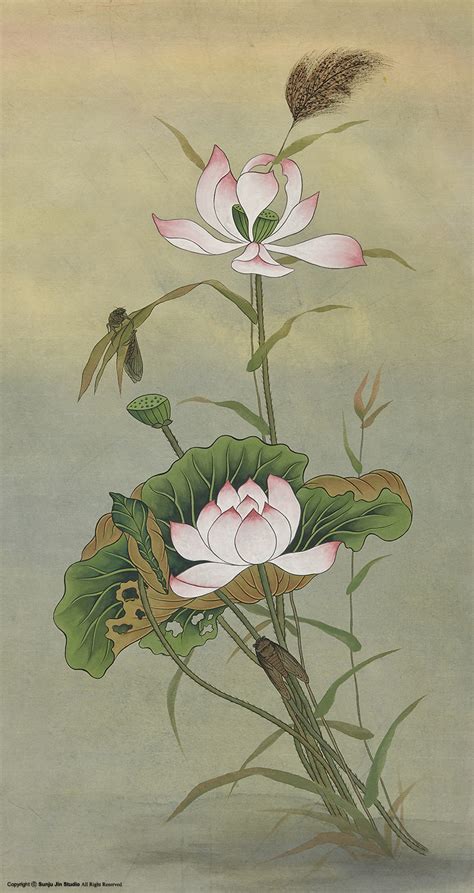 연화도_Lotus Flowers – SUNJU JIN Studio