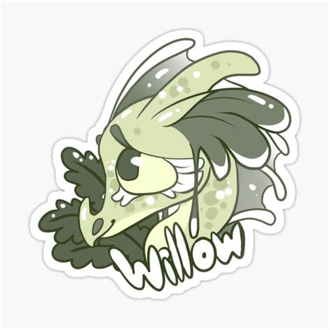 "Willow Sticker [Wings of Fire]" Sticker for Sale by OliveCow | Redbubble