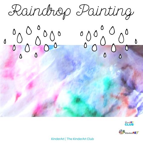 Raindrop Painting Lesson Plan for Kids - KinderArt.com