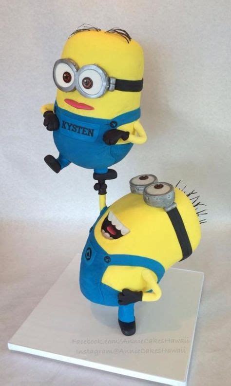 Minion Cake Tutorial - Annie Cakes - Cake Decorating Tutorials