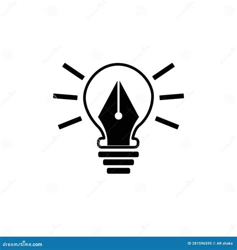 Pen Tool Icon Logo Vector Design Stock Vector - Illustration of lecture ...