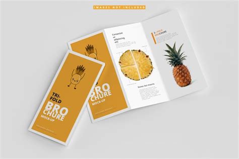 Premium PSD | Tri-Fold Brochure Mockups