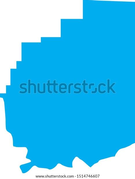 Clarion County Map Pennsylvania State Stock Vector (Royalty Free ...