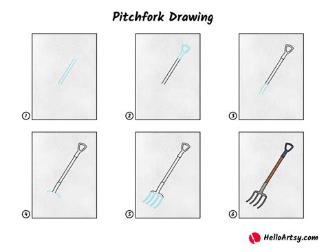 Pitchfork Drawing - HelloArtsy