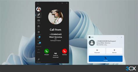 Windows Softphone Beta 2: New Incoming Call Screen Features