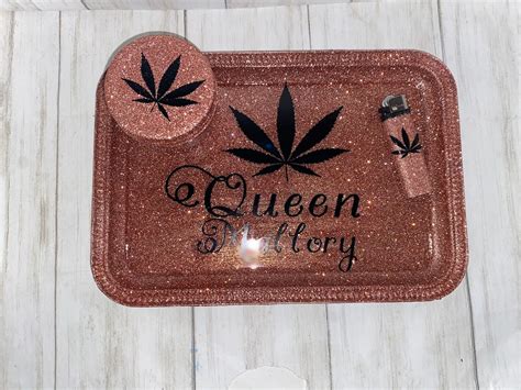 Rolling Tray Weed Tray Marijuana Rolling Tray Glitter Tray - Etsy