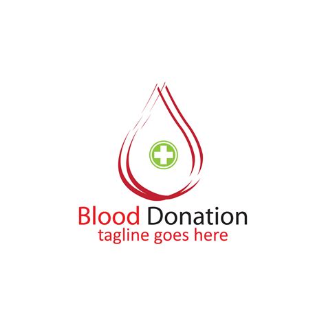 Blood Donation Logo Template Design Vector 13060508 Vector Art at Vecteezy