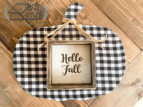 15 Sweet Buffalo Plaid Crafts For Your Fall Home Décor