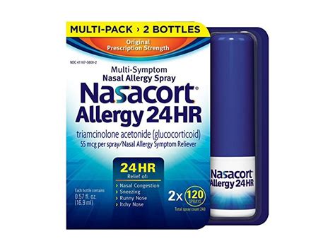 Nasacort Nasal Spray, 240 ct Ingredients and Reviews