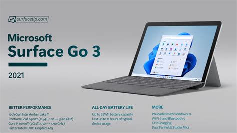 Surface Go 3 specs, features, and tips - SurfaceTip