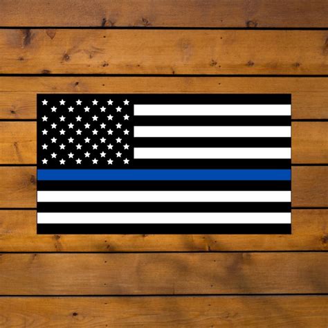 THIN BLUE LINE Sticker - Etsy