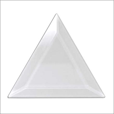 3" Clear Triangle Bevel - Franklin Art Glass