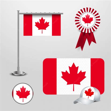 Premium Vector | Canada flag design vector