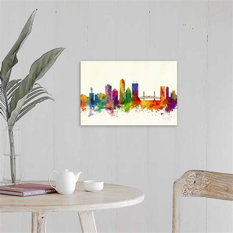 Jacksonville Florida Skyline Wall Art, Canvas Prints, Framed Prints, Wall Peels | Great Big Canvas