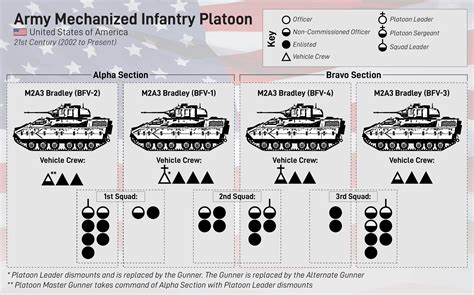 U.S. Army Bradley Company Organization (2020)