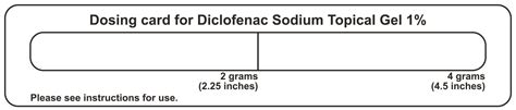 Printable Voltaren Gel Dosing Card Actual Size