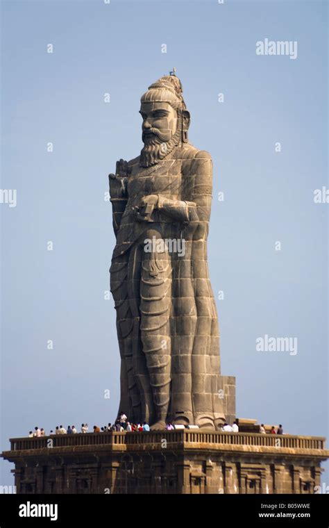 Thiruvalluvar Statue, Kanyakumari, Tamil Nadu, India Stock Photo - Alamy