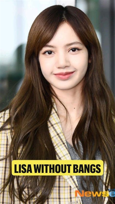 Lisa without Bangs | Without makeup, Blackpink lisa, Lisa