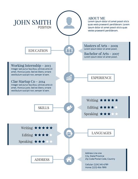 Infographic Resume Template - Venngage