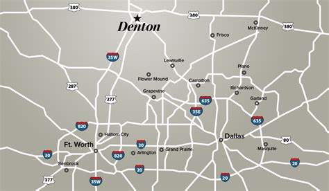 Denton, TX Maps