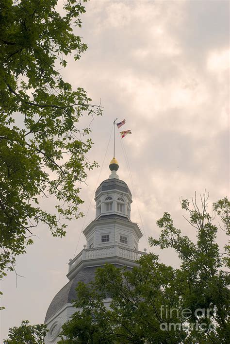 Maryland State House Dome Photograph by Mark Dodd - Fine Art America